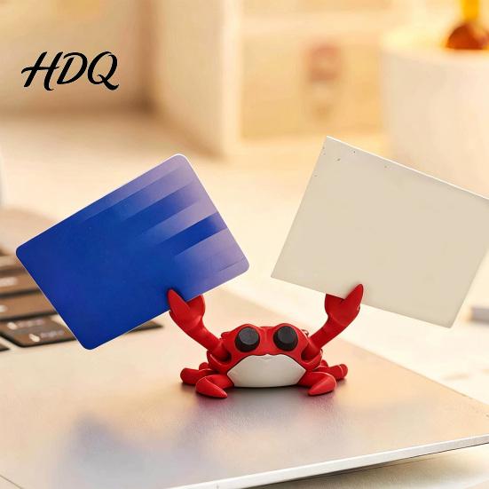 Greeting Card Display Stand 3D Printing Business Holder Cute Crab Shape Stable
