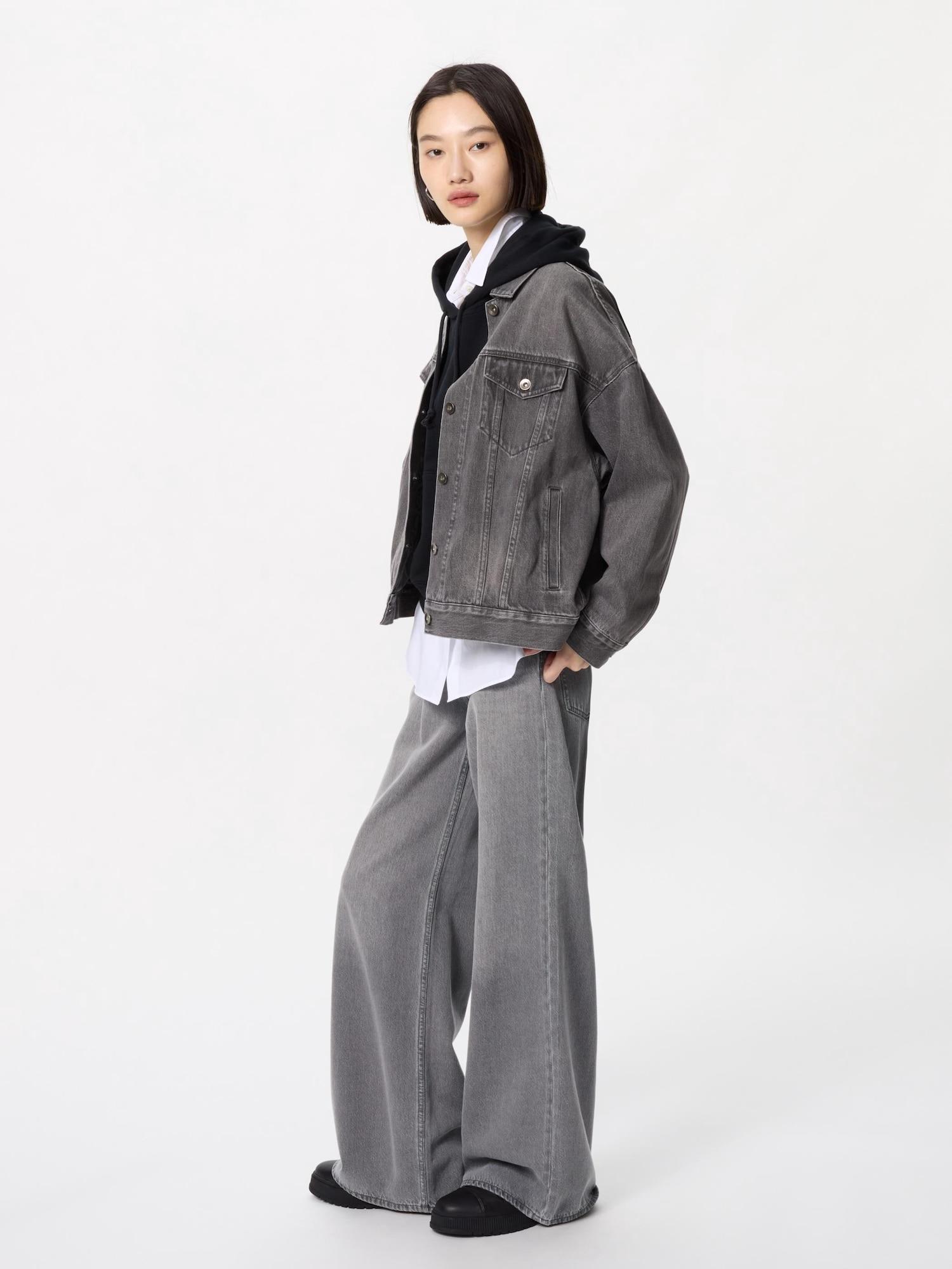 

Джинсы Uniqlo Japan Drape Wide Flare, длинные 06 GRAY/23