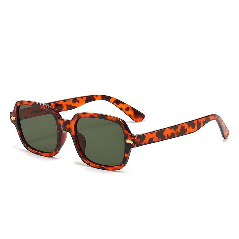 Retro Square Sunglasses Concave Street Shot Fashion Men'S And Women'S Trend Sunglasses