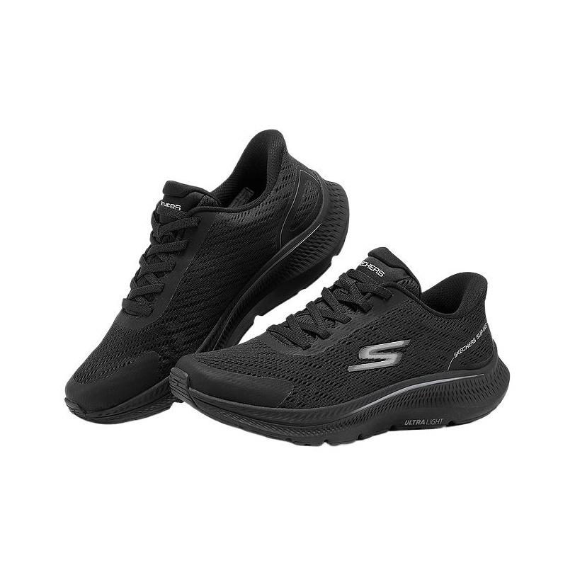 Skechers Lightweight Shock Absorbing Running Shoes Men sneaker Black 220880-BLK