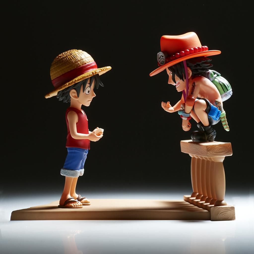 Banpresto One Piece Log Story Monkey D. Luffy & Portgas D. Ace, Bandai Spirits World Collectible Figure