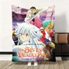 Anime S-Seven Deadly Sins Throw Flannel Fluffy Soft Blanket Warm Skin-Friendly Throw For Sofa Bed Office Nap Winter