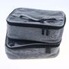 30-Slot Nail Polish Storage Bag, Black Gray Portable Hand-Held Large Cosmetic Bag, Holds Up To 30 Bottlessmall Clear Nail Polish