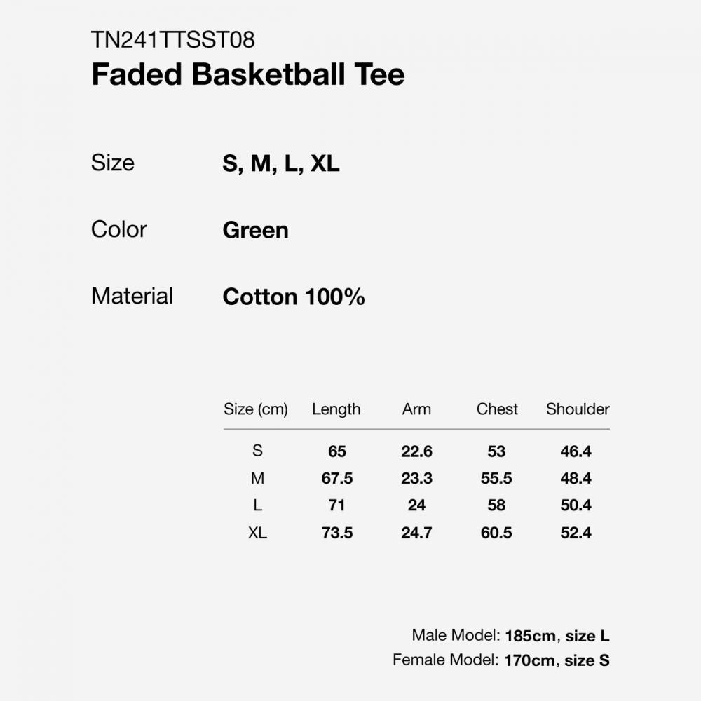 Thisisneverthat Faded Basketball Tee Tn241ttsst08