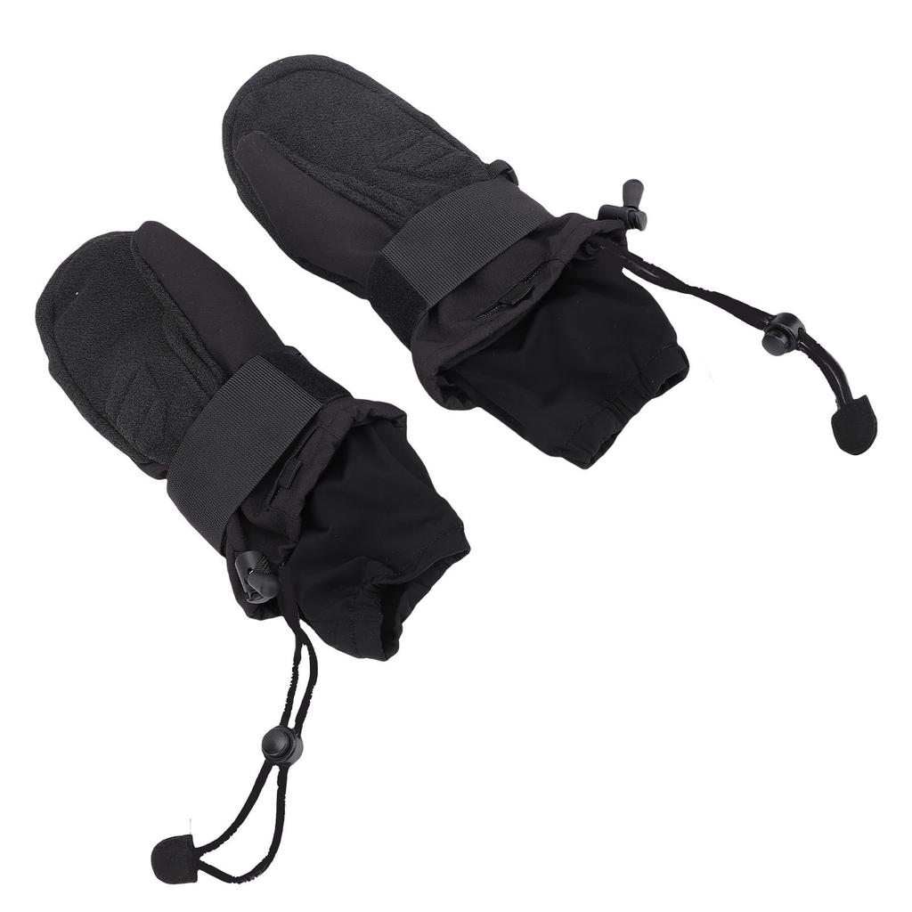 Ski Mittens Rain Proof Windproof Snowboarding Mittens with EVA Shock Absorbing Pads Insulated 5 Fing