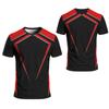 Men's Sports 3D Printing New Sportswear Quick-drying Crewneck T-shirt Men's and Women's Outdoor Loose Tops