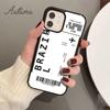 Funny Airport Code Phone Case for iPhone 11 12 13 14 Pro Max Mini X XR XS SE 2020 6S 7 8 Plus Samsung Galaxy S21 S22 Cover Shell