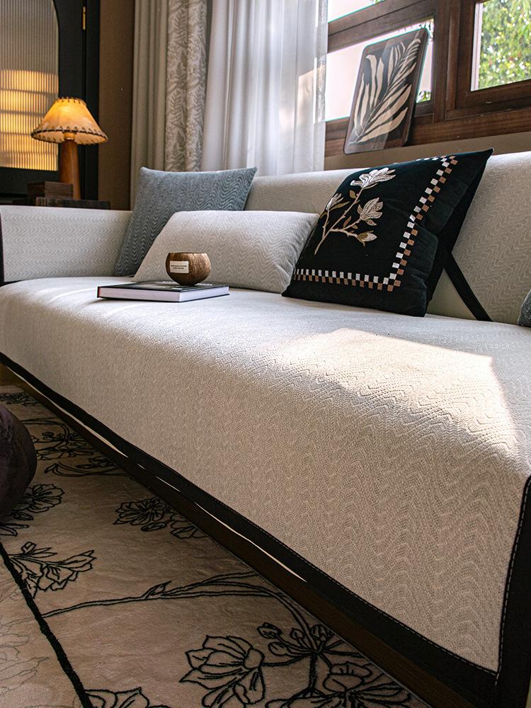 

Утолщенная подушка для дивана из шенилла для гостиной, нескользящий чехол для дивана, угловое полотенце для дивана, подушка для сиденья, защита дома 70x70cm