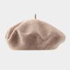 Solid Color Wool Beret Girls Winter Versatile Bud Hat Japanese Literary and Retro Painter Hat