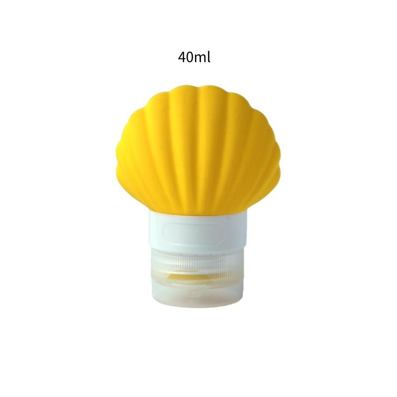 40ml 90ml Silicone Bottles Refillable Leakproof for Travel Essential Cosmetics Dispensing A4