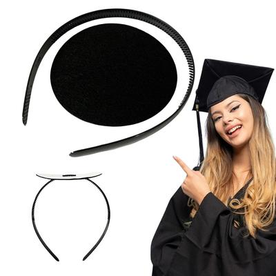 Upgrade Insert Graduation Cap Headband Bachelor's Hat Hair Hoop  for Graduates