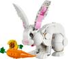 LEGO Creator Expert White Rabbit Toy, Gift for Birthdays, Christmas, Girls, Boys, Ages 8, 9, 10, Elementary School Students, Animal Creature, 31133