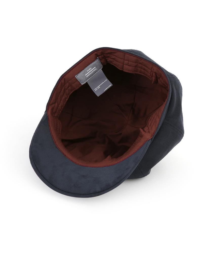 Eondeokeonteulolseutyudio Suede Hunting Cap Castro Beret / T Suede / H Navy