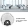 4pcs Zinc Alloy Cable Hole Cover 60mm Diameter Wire Cord Organizer Durable Desk Grommet  Office
