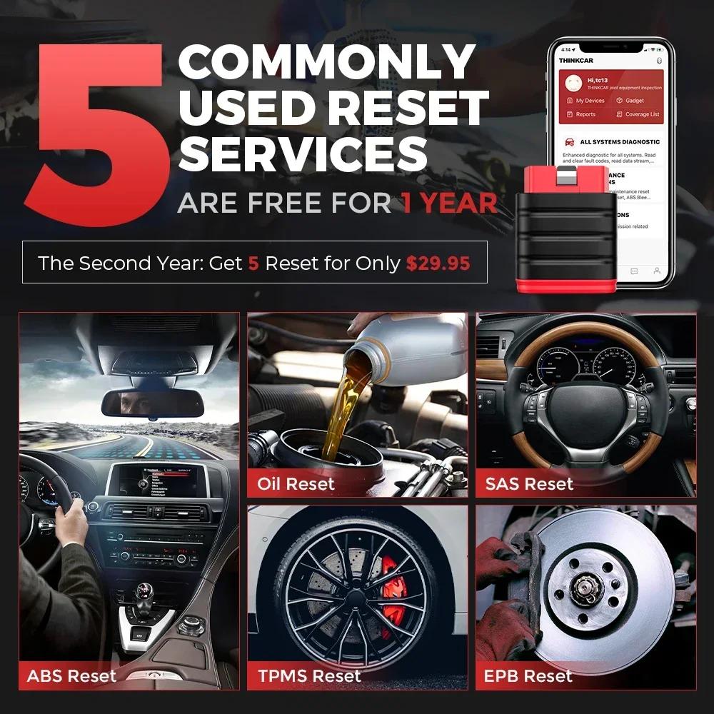 THINKCAR Thinkdiag Scanner OBD2 Completo per Tutti i Veicoli 16 Servizi di Reset 1 Anno Gratuito Strumento Diagnostico OBD2 Test Attivo Codifica ECU Aut