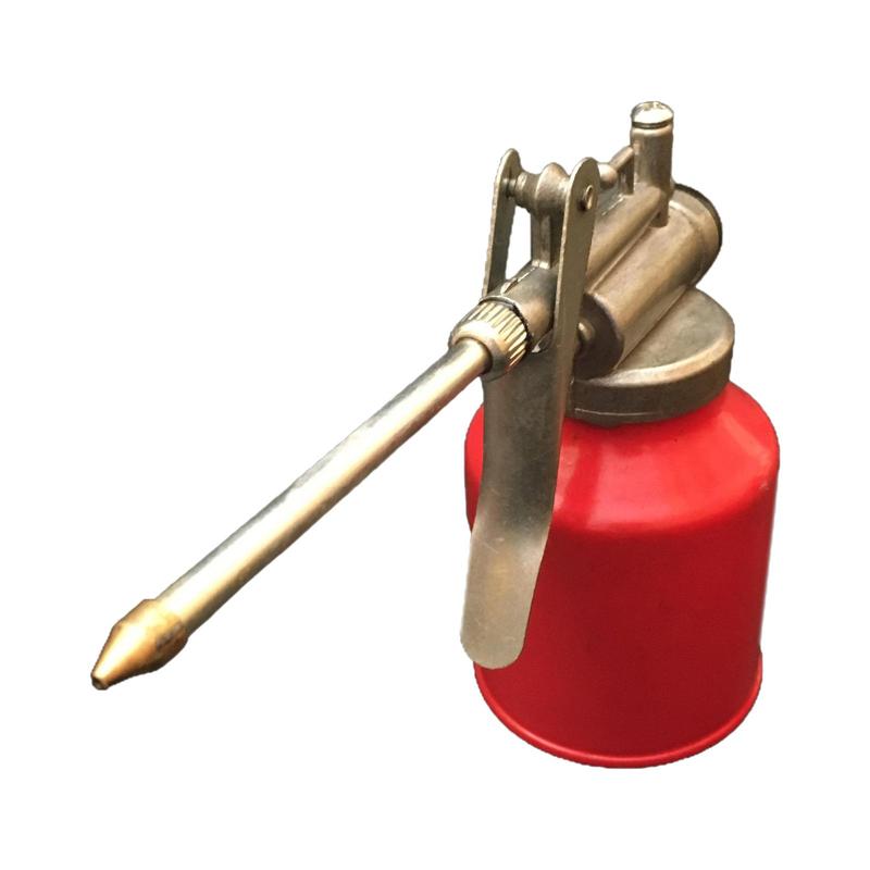 Pump Oiler Can Manual Oiler Portable Pump Tool Oiler Lubrication Oil Can Bottle for Applications Auto Home Lubricating Airbrush