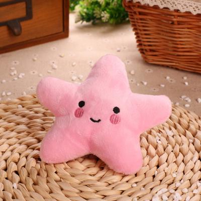 Mini Pet Toys Plush Pentagram Starfish Cute Soft Comfortable Wear-resistant And Durable Pet Products Teddy Dog Toys