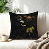 Little NNightmares   Decorative Polyester Throw Pillow Cover Square Suitable for Home Office Coffee Shop Decor
