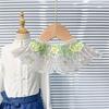 Embroidery Hanfu with Pearls Collar for Women Chinese Hanfu Mamianqun