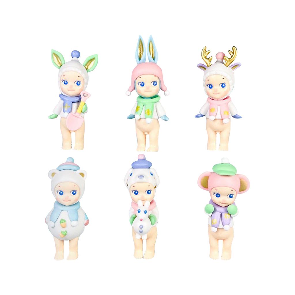 Cute Angel Box With Fashion Doll Decoration, Character Series - Papa Angel-Winter Dream