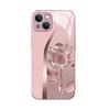 Japanese and Korean Style Metal Rose Tempered Glass Apple 16 Summer Mobile Phone Case Production Protective Case