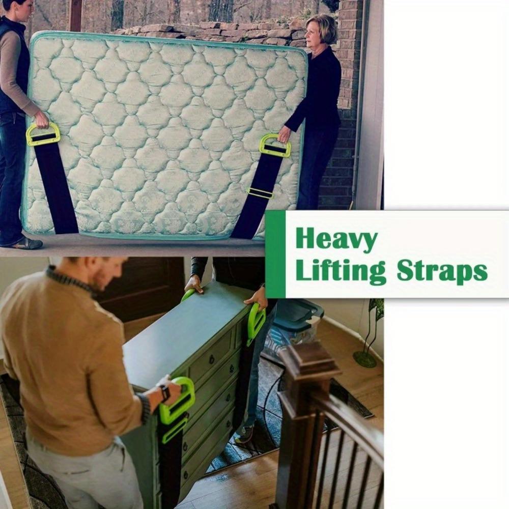 Buy 1 Get 1 Free, Total of 2 Pcs Heavy Duty Furniture Moving Belts - Effortless Lifting,Moving Straps with Professional Safe Furniture Lifter Mover