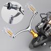 Aluminum Alloy Double Grip Handle Foldable Handlebar Replacement Reel  For 1000-4000 Model