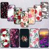 NH24 Flowers rose Pink New High-End Shell Phone Case for iPhone SE X XS XR 16E 17 11 Pro Max 8 7 6 6s Plus Air
