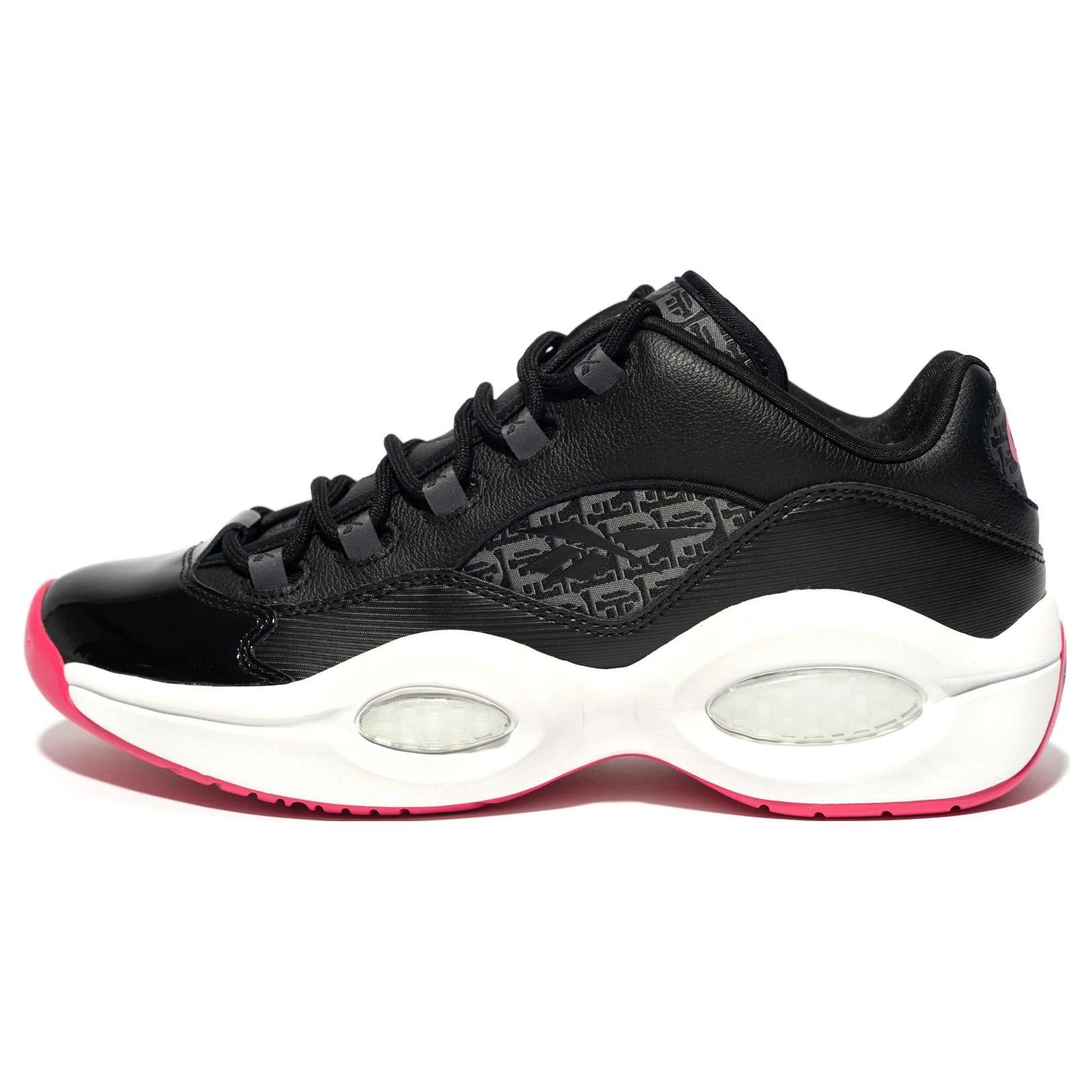 Reebok Question Low X Phantaci Unisex Core Black Pursuit Pink Footwear White GZ2281 EU 40.5