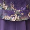 Women's New Chinese Style Printed Chiffon Midi Dress
