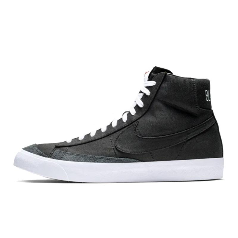 Nike Blazer Mid 77 Canvas Black Sneakers Skateboard Shoes CD8238-001