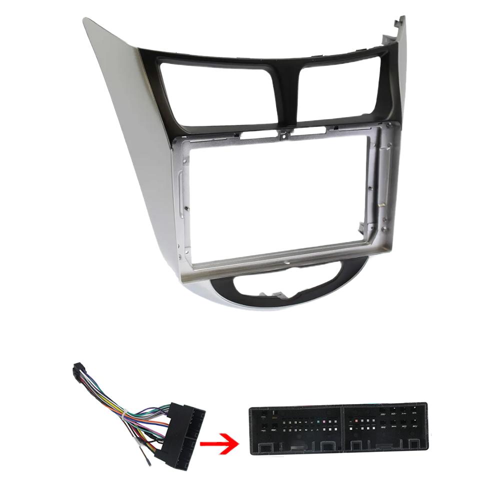 Car Radio Multimedia MP5 Player Head Unit Stereo BT For Hyundai Solaris Accent Verna 2010-2016