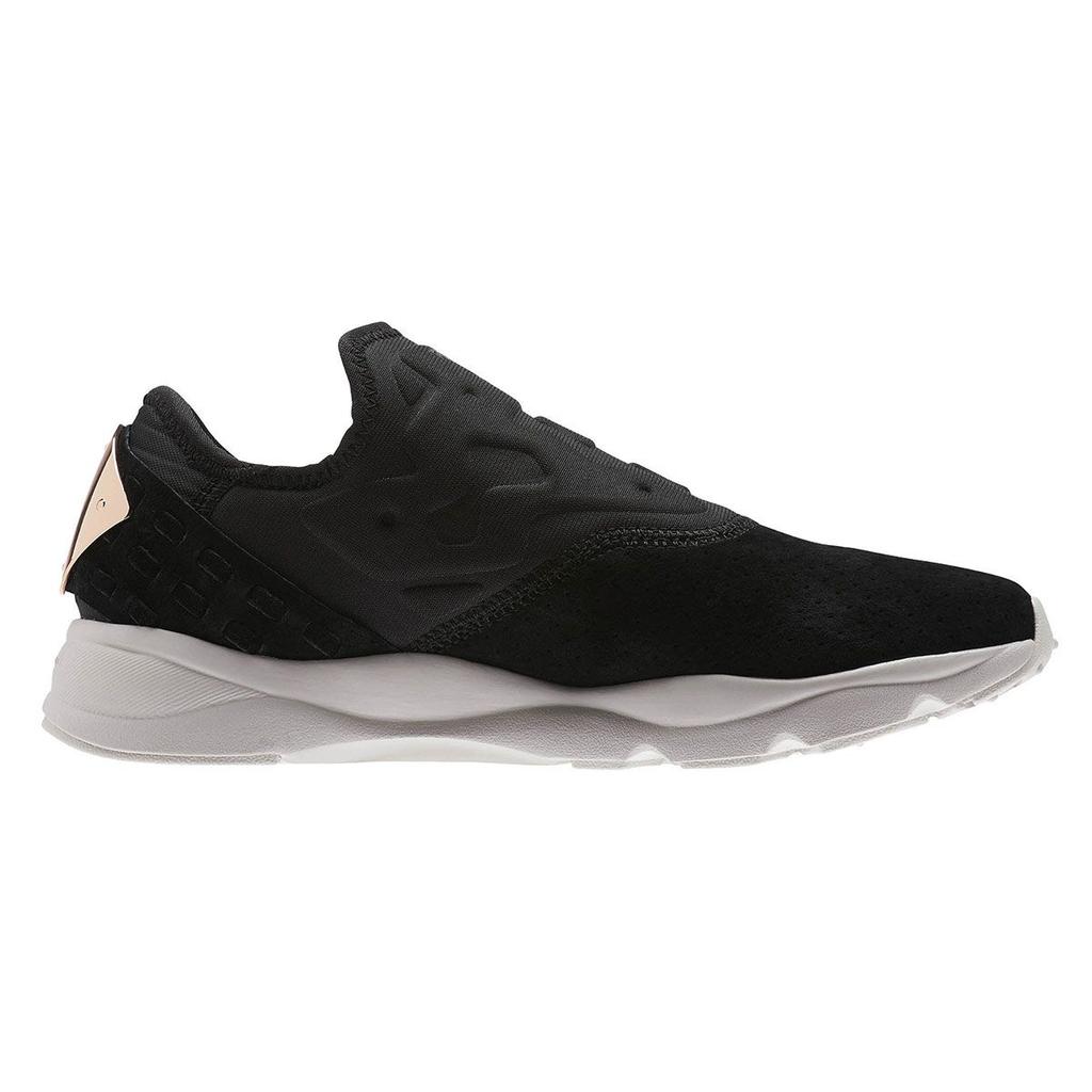 Reebok Furylite Slip On FBT Low Top Sneakers Women Sneakers Black BS6413