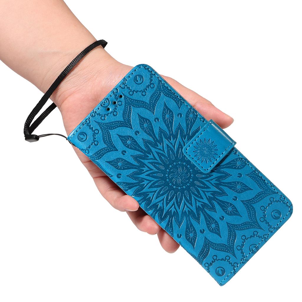 For Xiaomi 17 Leather Wallet Case Sunflower Imprinted Phone Cover