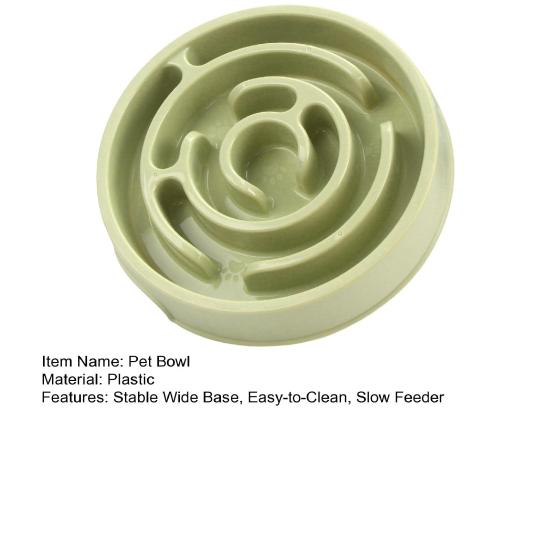 Slow Feeder Dog Bowl Slow Feeding Pet Bowl Maze Puzzle Bowl Prevents Choking Gulping for Dogs And Cats Healthy Eating