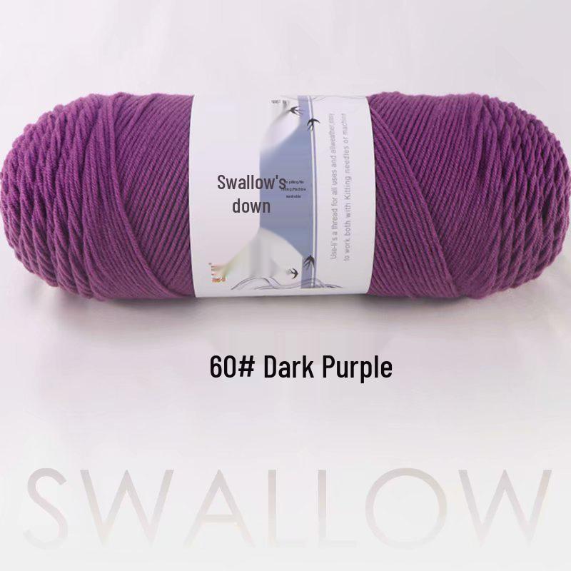 4 Liang Five-Strand Yarn: Cotton-Wool Medium-Thick Knitting Yarn for DIY Scarves and Shawls