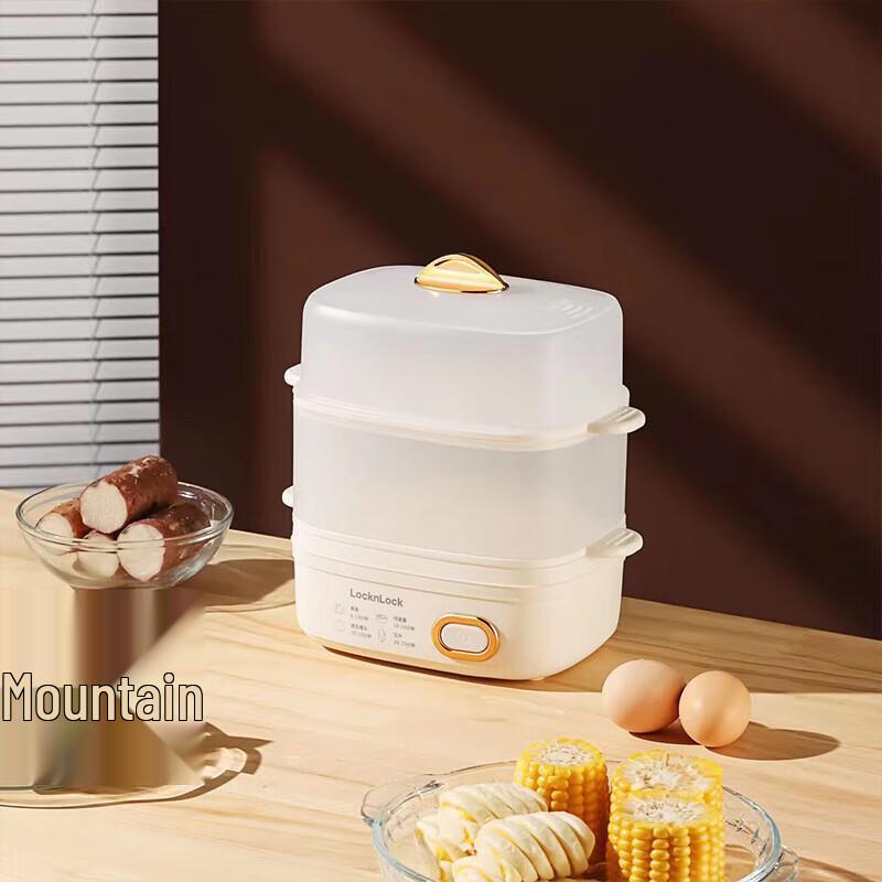 LOCK&LOCK 3.2L Multi-Function Breakfast Maker & Egg Cooker CN plug (adapter included)