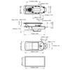 New RV Door Lock with 2 Keys Zinc Alloy Flush Mount RV Door Latch Handle for Yacht Caravan Black 6.2 X 3in RV Entry Door Lock
