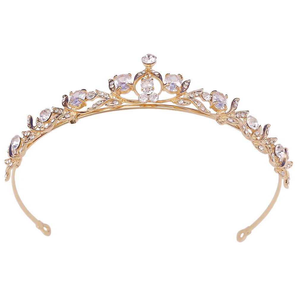 DIEZI Tiare Mici Coroană Zirconiu Fete Coreene Femei Nuntă Mireasă Prințesă Petrecere de Zi Flori Elegante Accesorii Cristal