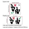 Toilet Sticker Waterproof Vinyl Wallpaper Home Decor For Bar Bathroom Toilet Stickers Wall Art Decal