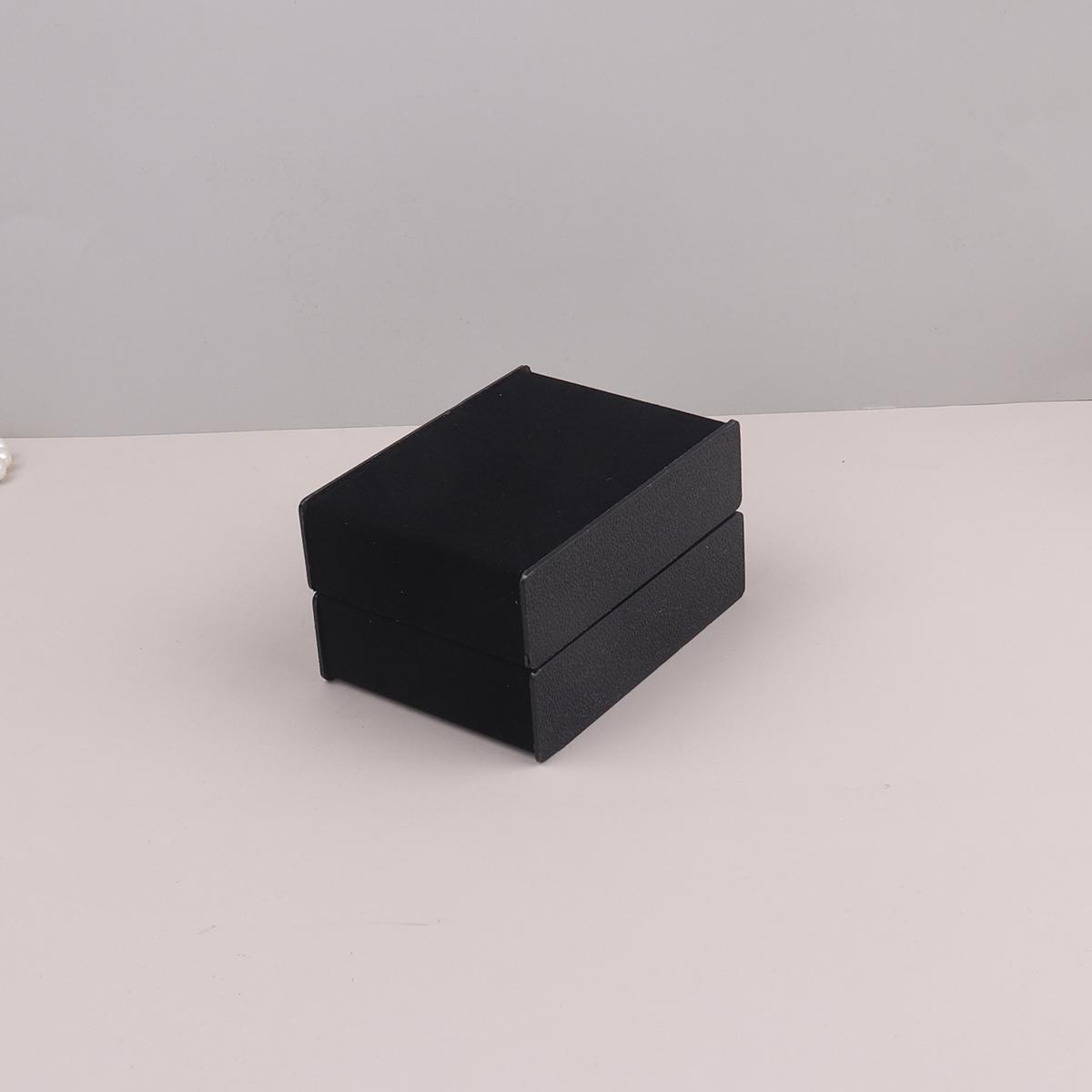 

Премиум PU / бархатный ящик для хранения часов, одинарный ящик для часов на День святого Валентина, мужской и женский подарок, унисекс, держатель для дисплея наручных часов, дорожный чёрный