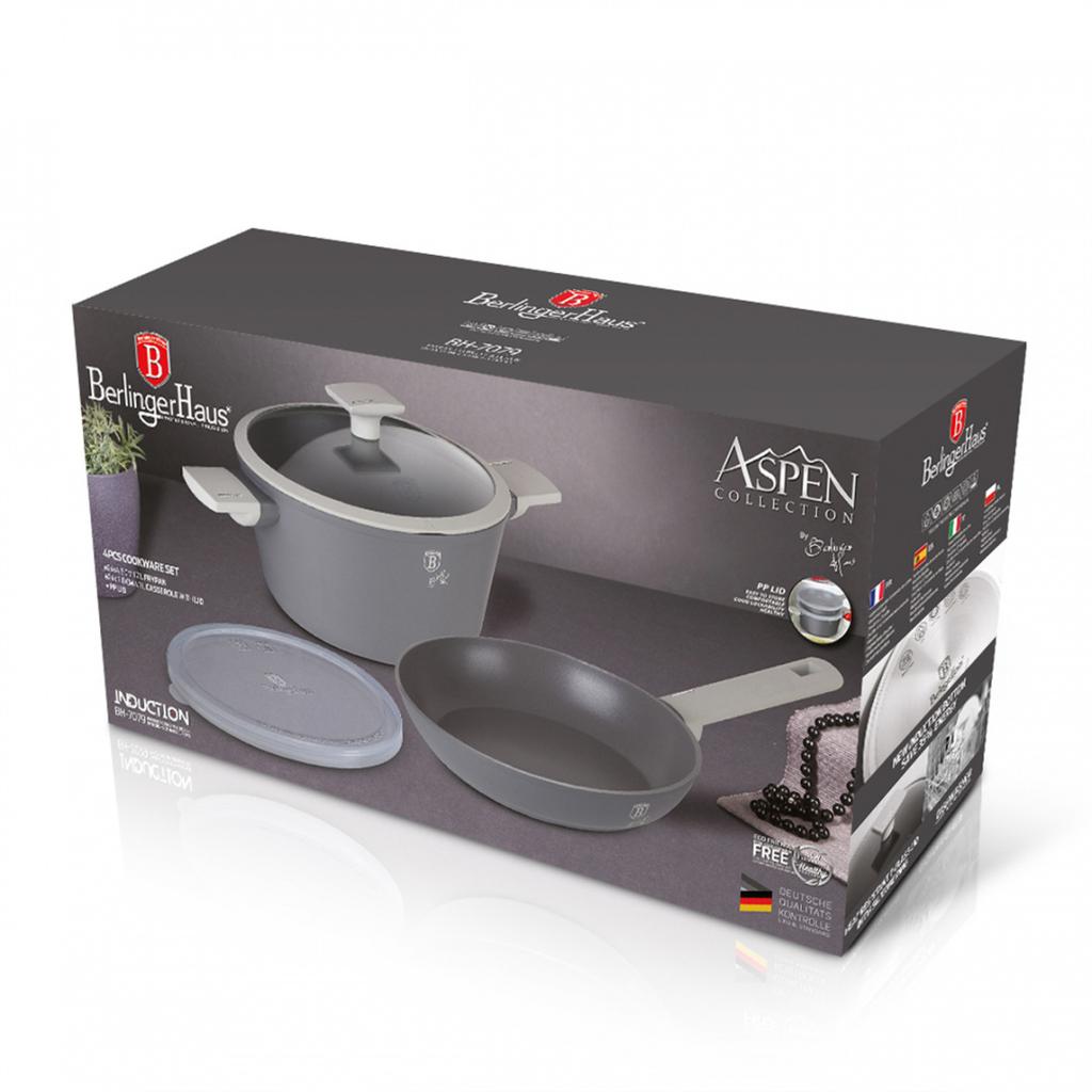 Titanium Pot And Frypan Berlinger Haus Bh-7079 Aspen
