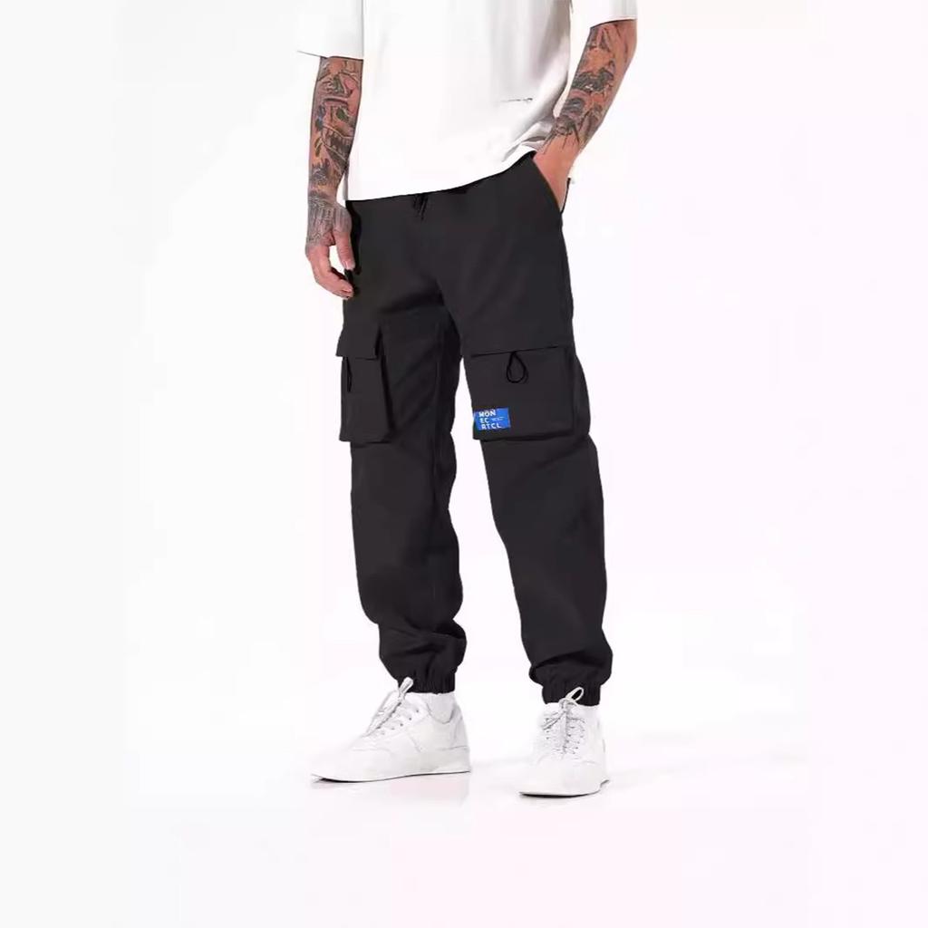 Casual Sports Pants Men's Loose Long Panel Fitness Running Training Pants