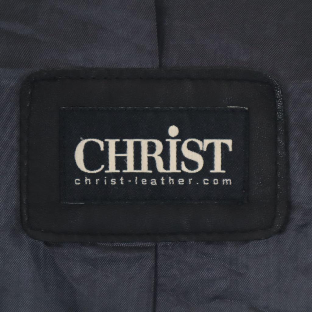 CHRIST made in Germany leather jacket 52 Brown Men's Used