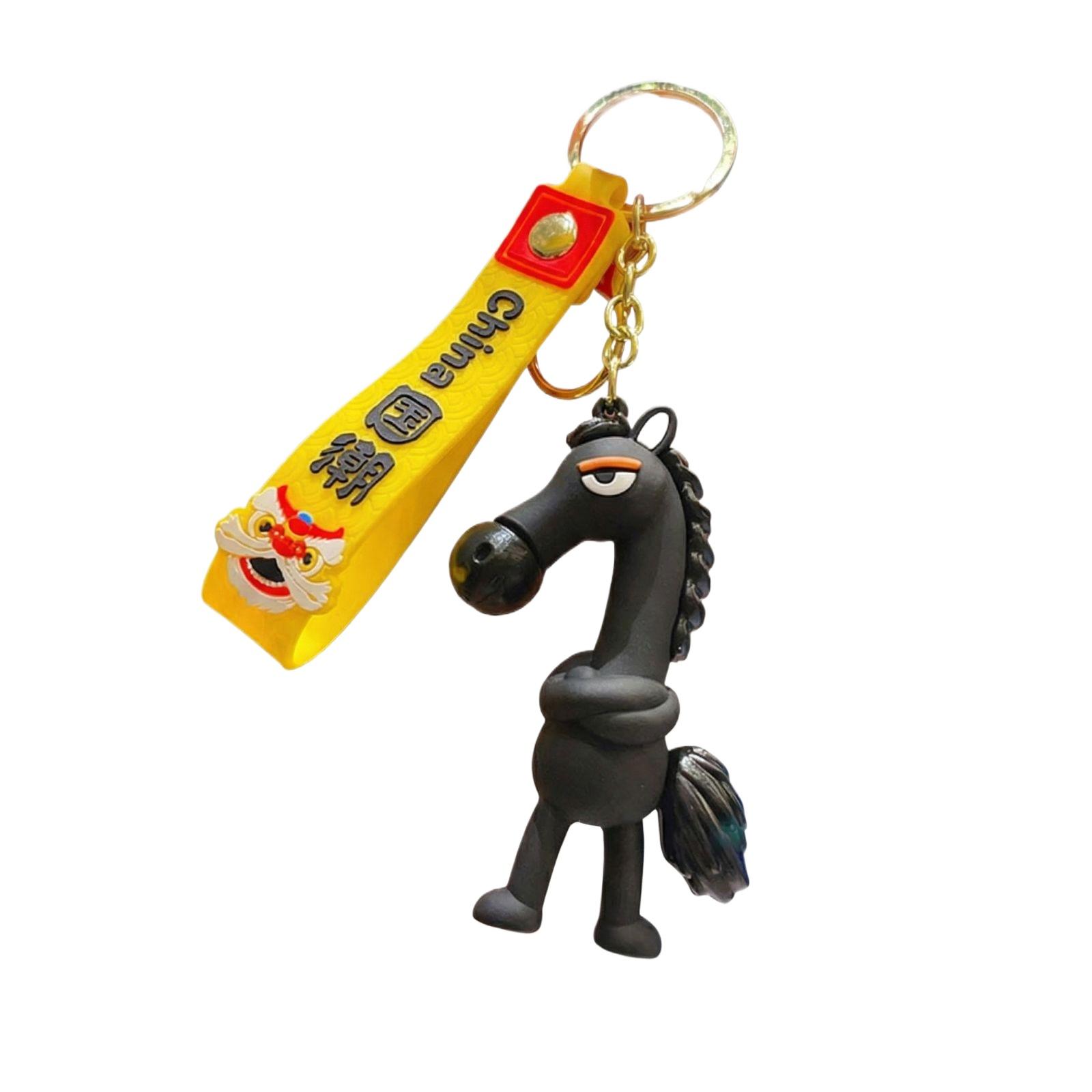 

Horse-Year Keychain— Pendant, Chinese Horse For New Year One Size