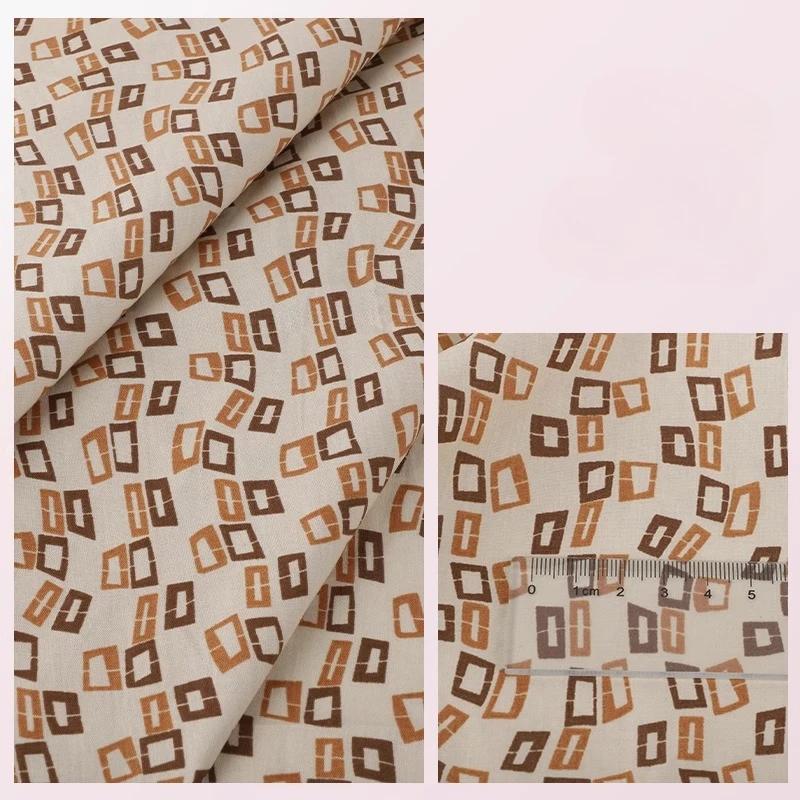Wide 145cm Pastoral Flower Summer Poplin Cotton Fabric for DIY Children's Clothing Cloth Making Bedding Quilt Decoration Home