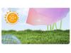 Mamoru Sunflower Ultralight Compact Sun & Rain Umbrella - Portable Sunscreen Parasol
