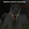 Cat Harness And Leash Escape-Proof Cat Harness with Reflective Strips Adjustable Step-in Harness for Small Medium Cats