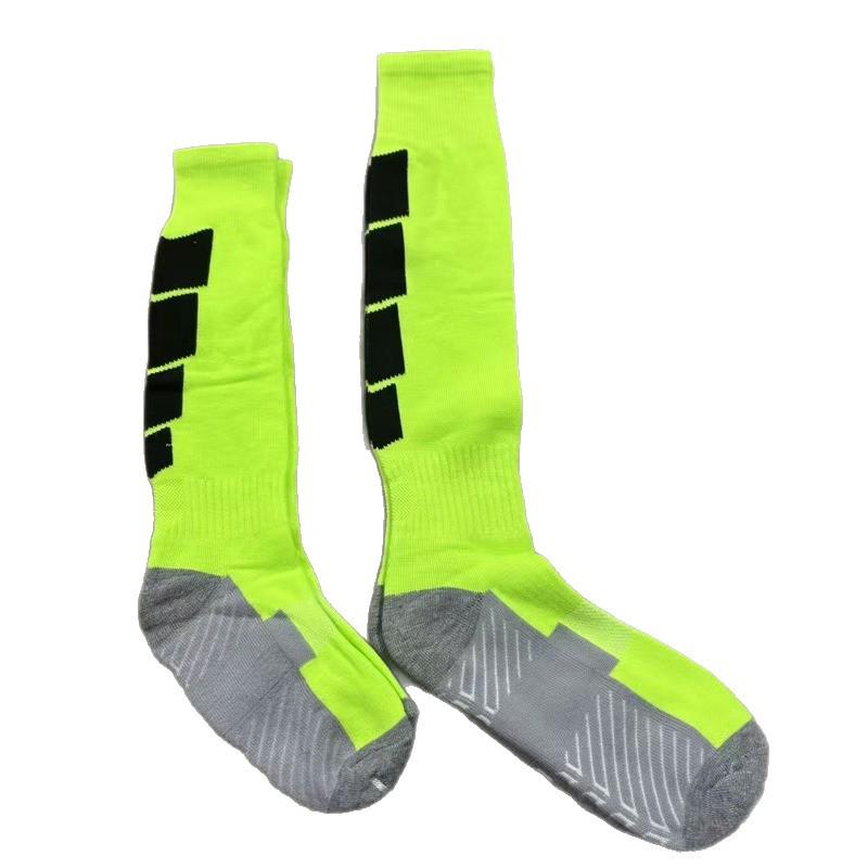 Thickened Non-Slip Over-the-Knee Football Socks for Adults & Children - Sweat-Absorbent Towel Bottom