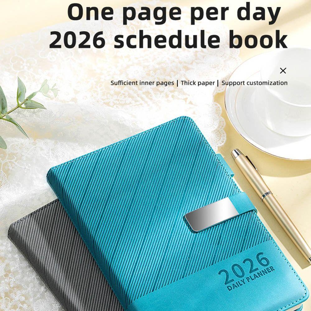 Wear-resistant A5 English Daily Plan Notebook Agenda Planning Notebook School Office